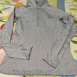 Under Armour Light Gray Sweatshirt with Floral Pattern